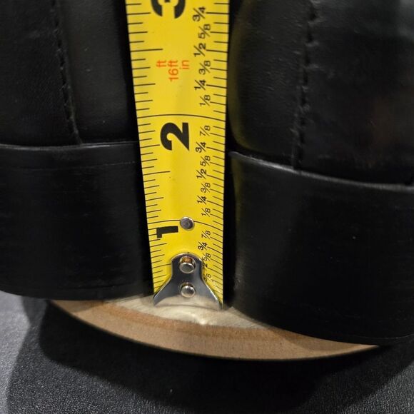 🐢 Aquatalia Fiamma Black Leather Bootie Chelsea Boot size 11 Made in Italy - Picture 16 of 16